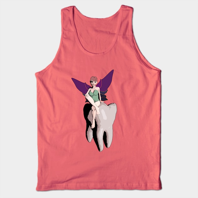 Tooth Fairy Pin Up Tank Top by LordNeckbeard